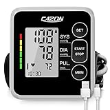 CAZON Tensiómetro de Brazo, Monitor de presión arterial...