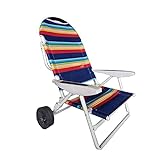 silla de playa con ruedas bien valorada