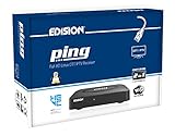 EDISION Ping - Ott IPTV Linux Receptor H265/HEVC Negro,...