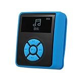 Gamogo IPX7 Reproductor de MP3 a Prueba de Agua Reproductor de música de 8GB con Auriculares Radio FM para natación Correr Buceo Soporte Podómetro