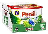 Persil Detergente universal Duo-Caps (168 lavados), detergente completo con limpiador activo y fórmula luminiscente Persil para una pureza radiante.